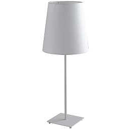 Obrázek pro produkt Stolní lampa Lume Elvis, bílá, 1 x E27, 24 x 63,5 cm - FANEUROPE