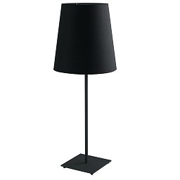 Obrázek pro produkt Stolní lampa Lume Elvis, černá, 1 x E27, 24 x 63,5 cm - FANEUROPE
