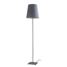 Obrázek pro produkt Stojací lampa Piantana Elvis, šedá, 1 x E27, 34 x 155 cm - FANEUROPE