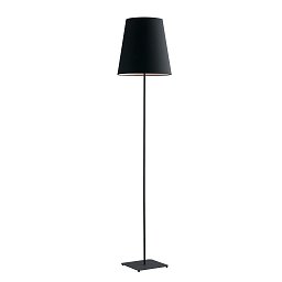 Obrázek pro produkt Stojací lampa Piantana Elvis, černá, 1 x E27, 34 x 155 cm - FANEUROPE