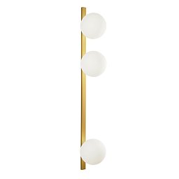 Obrázek pro produkt Nástěnné svítidlo Enoire, zlaté, 3 x E14, 14 x 14 x 90 cm - FANEUROPE