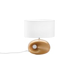 Obrázek pro produkt Stolní lampa Lumetto Eolo, zlatá, 1 x E14, 27,8 x 31,3 cm - FANEUROPE