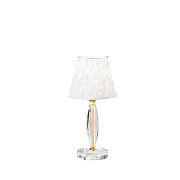 Obrázek pro produkt Stolní lampa Lumetto Epoque, zlatá, 1 x E27, 20 x 43 cm - FANEUROPE