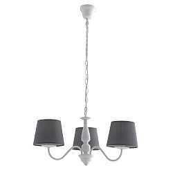 Obrázek pro produkt Závěsné svítidlo Favola, bílé/šedé, 3 x E14, 56 x 100 cm - FANEUROPE