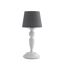 Obrázek pro produkt Stolní lampa Lume Favola, bílé/šedé, 1 x E14, 16 x 37 cm - FANEUROPE