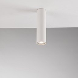 Obrázek pro produkt Stropní svítidlo Fluke, kruhové, bílé, 1 x GU10, 5,5 x 5,5 x 20 cm - FANEUROPE