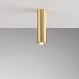 Obrázek pro produkt Stropní svítidlo Fluke, kruhové, zlaté, 1 x GU10, 5,5 x 5,5 x 20 cm - FANEUROPE