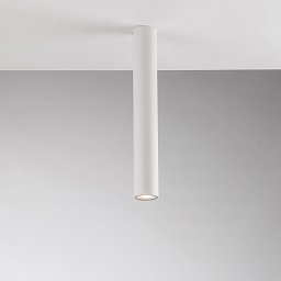 Obrázek pro produkt Stropní svítidlo Fluke, kruhové, bílé, 1 x GU10, 5,5 x 5,5 x 40 cm - FANEUROPE