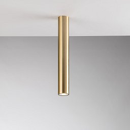 Obrázek pro produkt Stropní svítidlo Fluke, kruhové, zlaté, 1 x GU10, 5,5 x 5,5 x 40 cm - FANEUROPE