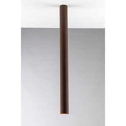 Obrázek pro produkt Stropní svítidlo Fluke, kruhové, corten, 1 x GU10, 5,5 x 5,5 x 75 cm - FANEUROPE