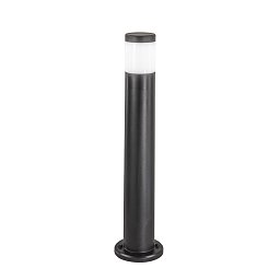 Obrázek pro produkt Sloupkové svítidlo Paletto, kruhové, polykarbonátové, černé, 1 x GU10, 17.5 x 17.5 x 77.5 cm - FANEUROPE