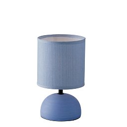 Obrázek pro produkt Stolní lampa Lumetto Furore, modrá, 1 x E14, 14 x 24 cm - FANEUROPE
