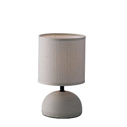Obrázek pro produkt Stolní lampa Lumetto Furore, šedá, 1 x E14, 14 x 24 cm - FANEUROPE