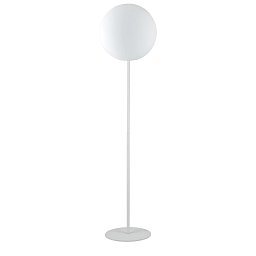 Obrázek pro produkt Venkovní stojací lampa Geco, bílá, 1 x E27, IP65, 30 x 150 cm, kabel 250 cm - FANEUROPE