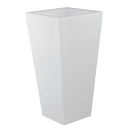 Obrázek pro produkt Světelná váza Geco, bílá, 1 x E27, IP65, 28 x 28 x 60 cm, kabel 250 cm - FANEUROPE