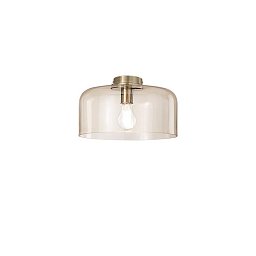 Obrázek pro produkt Stropní svítidlo Gibus, jantarové, 1 x E27, 30 x 30 x 23 cm - FANEUROPE
