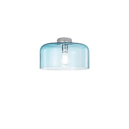 Obrázek pro produkt Stropní svítidlo Gibus, tyrkysové, 1 x E27, 30 x 30 x 23 cm - FANEUROPE