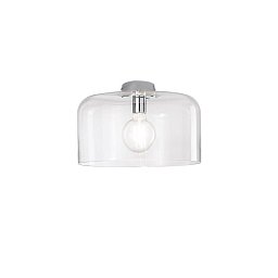 Obrázek pro produkt Stropní svítidlo Gibus, průhledné, 1 x E27, 35 x 35 x 23 cm - FANEUROPE