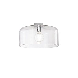 Obrázek pro produkt Stropní svítidlo Gibus, průhledné, 1 x E27, 40 x 40 x 23 cm - FANEUROPE