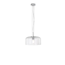 Obrázek pro produkt Závěsné svítidlo Gibus, průhledné, 1 x E27, 30 x 30 x 150 cm - FANEUROPE