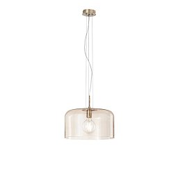 Obrázek pro produkt Závěsné svítidlo Gibus, jantarové, 1 x E27, 35 x 35 x 150 cm - FANEUROPE