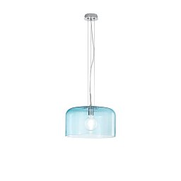 Obrázek pro produkt Závěsné svítidlo Gibus, tyrkysové, 1 x E27, 35 x 35 x 150 cm - FANEUROPE