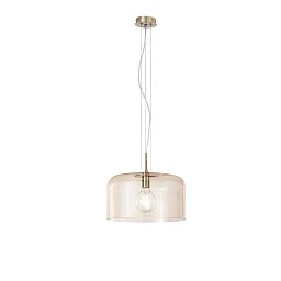 Obrázek pro produkt Závěsné svítidlo Gibus, jantarové, 1 x E27, 40 x 40 x 150 cm - FANEUROPE