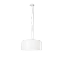 Obrázek pro produkt Závěsné svítidlo Gibus, bílé, 1 x E27, 40 x 40 x 150 cm - FANEUROPE