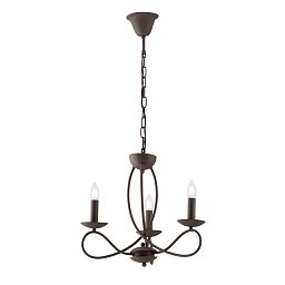 Obrázek pro produkt Závěsné svítidlo Ginevra, cortenové, 3 x E14, 48 x 120 cm - FANEUROPE