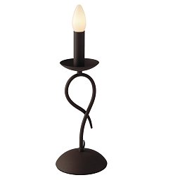 Obrázek pro produkt Stolní lampa Lume Ginevra, cortenová, 1 x E14, 14 x 14 x 33 cm - FANEUROPE