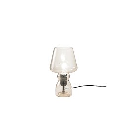 Obrázek pro produkt Stolní lampa Gleam jantarová, patice E27, 15 x 25 cm - FANEUROPE
