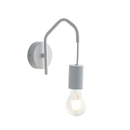 Obrázek pro produkt Nástěnné svítidlo Habitat, bílé, 1 x E27, 8 x 18 x 17,5 cm - FANEUROPE