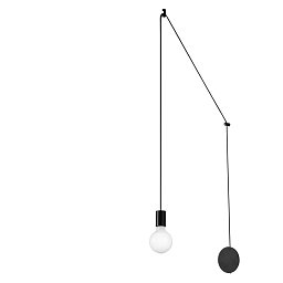Obrázek pro produkt Stropní svítidlo Habitat, černé, 1 x E27, délka 500 cm - FANEUROPE
