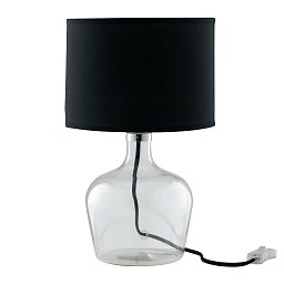 Obrázek pro produkt Stolní lampa Lume Hendrix, černá, 1 x E27, 23 x 37 cm - FANEUROPE