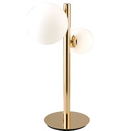 Obrázek pro produkt Stolní lampa Lume Hera, zlatá, 2 x G9, 31 x 47 cm - FANEUROPE