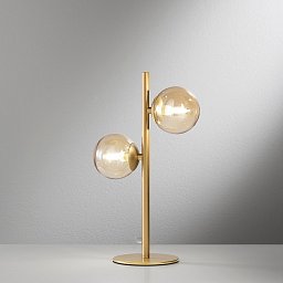 Obrázek pro produkt Stolní lampa Lume Honey, zlatá, 2 x G9, 23,4 x 14 x 40 cm - FANEUROPE