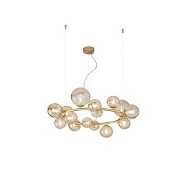 Obrázek pro produkt Závěsné svítidlo Honey, zlaté, 16 x G9, 82 x 82 x 161 cm - FANEUROPE