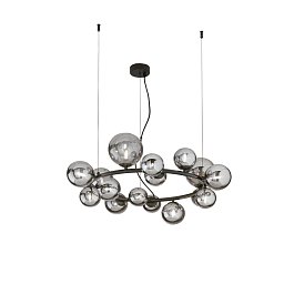 Obrázek pro produkt Závěsné svítidlo Honey, černé, 16 x G9, 82 x 82 x 161 cm - FANEUROPE