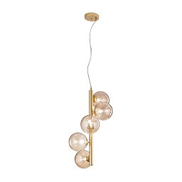 Obrázek pro produkt Závěsné svítidlo Honey, zlaté, 5 x G9, 36,1 x 60,4 x 183 cm - FANEUROPE