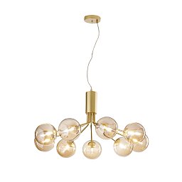 Obrázek pro produkt Závěsné svítidlo Honey, zlaté, 9 x G9, 83,4 x 41 x 161 cm - FANEUROPE