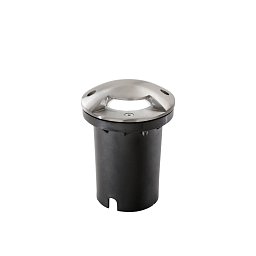 Obrázek pro produkt Pojízdné svítidlo Faro Carrabile Hummer Inox, stříbrné, 1 x GU10, 10,5 x 10,5 x 14,4 cm, IP67 - FANEUROPE