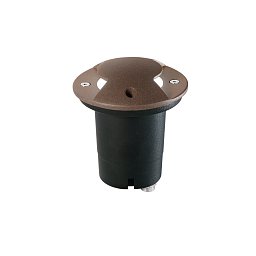 Obrázek pro produkt AKCE - Pojízdné svítidlo Faro Carrabile Hummer Inox, bronzové, 1 x GU10, 10,5 x 10,5 x 14,4 cm, IP67 - FANEUROPE