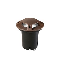 Obrázek pro produkt AKCE - Pojízdné svítidlo Faro Carrabile Hummer Inox, bronzové, 1 x GU10, 10,5 x 10,5 x 14,4 cm, IP67 - FANEUROPE