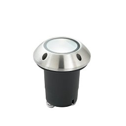 Obrázek pro produkt Pojízdné svítidlo Faro Carrabile Hummer Inox, stříbrné, 1 x GU10, 10,5 x 10,5 x 14,4 cm, IP67 - FANEUROPE