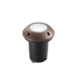 Obrázek pro produkt Pojízdné svítidlo Faro Carrabile Hummer Inox, bronzové, 1 x GU10, 10,5 x 10,5 x 14,4 cm, IP67 - FANEUROPE