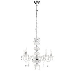 Obrázek pro produkt Závěsné svítidlo Incanto, chromové, 5 x E14, 69 x 154 cm - FANEUROPE