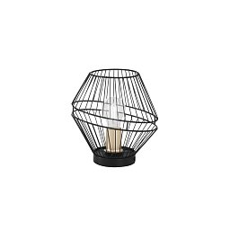 Obrázek pro produkt Stolní lampa Lumetto Kiko, černá/zlatá, 1 x E27, 25 x 25 x 25,5 cm - FANEUROPE