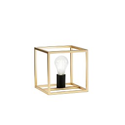 Obrázek pro produkt Stolní lampa Lumetto Kimera, černá/zlatá, 1 x E27, 20 x 20 x 22,5 cm - FANEUROPE