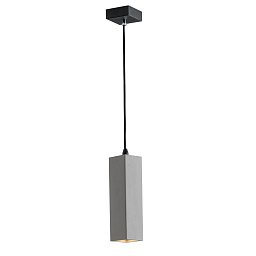 Obrázek pro produkt Závěsné svítidlo Kruk hranaté, šedé, 1 x GU10, 7 x 130 cm - FANEUROPE