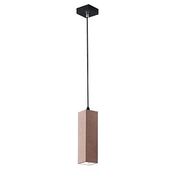 Obrázek pro produkt Závěsné svítidlo Kruk hranaté, cihlové, 1 x GU10, 7 x 130 cm - FANEUROPE